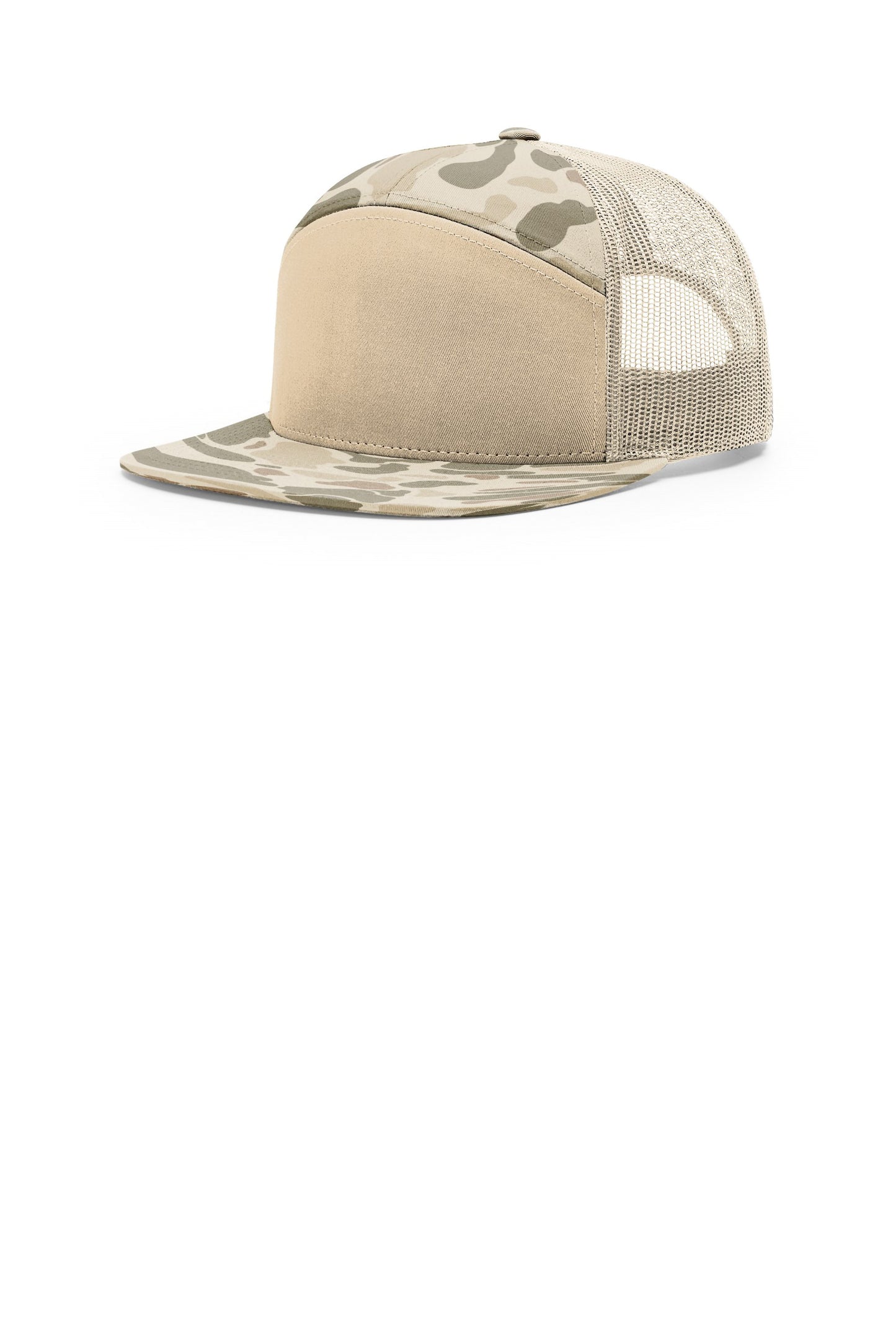 168P New Richardson Printed 7-Panel Trucker