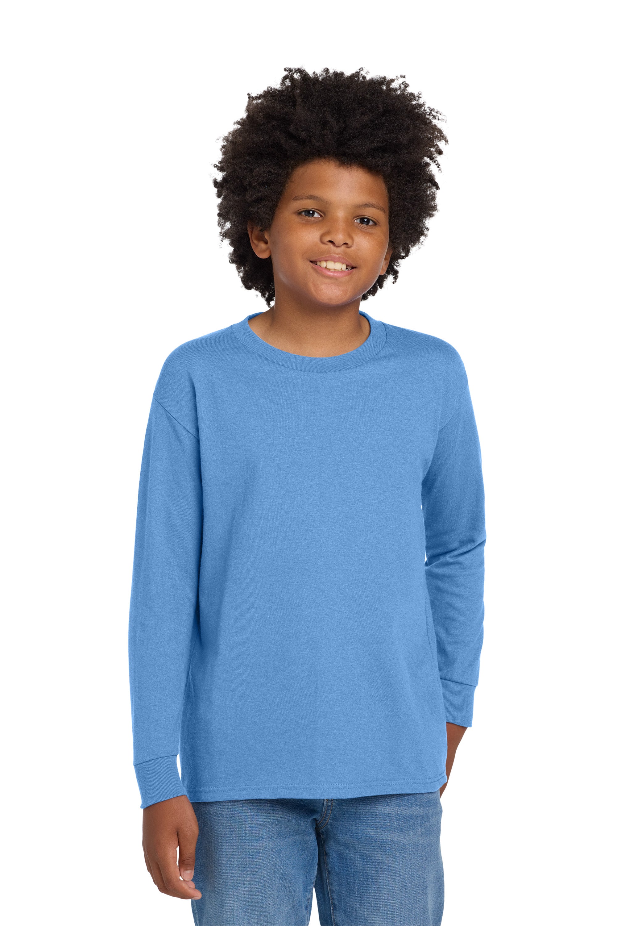 Gildan® Youth Heavy Cotton™ 100% Cotton Long Sleeve T-Shirt 54000BB