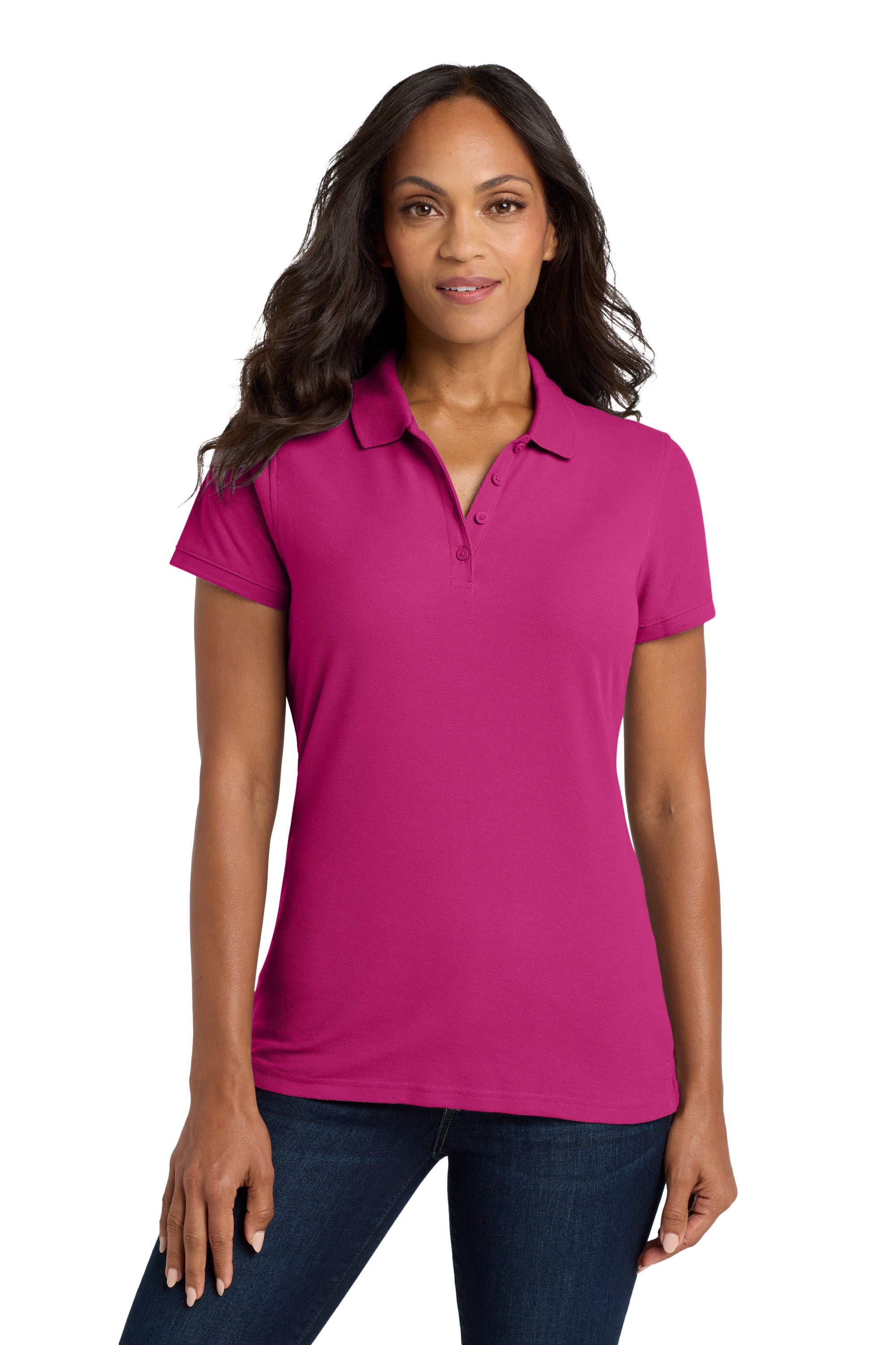 L100 Port Authority® Women's Core Classic Pique Polo