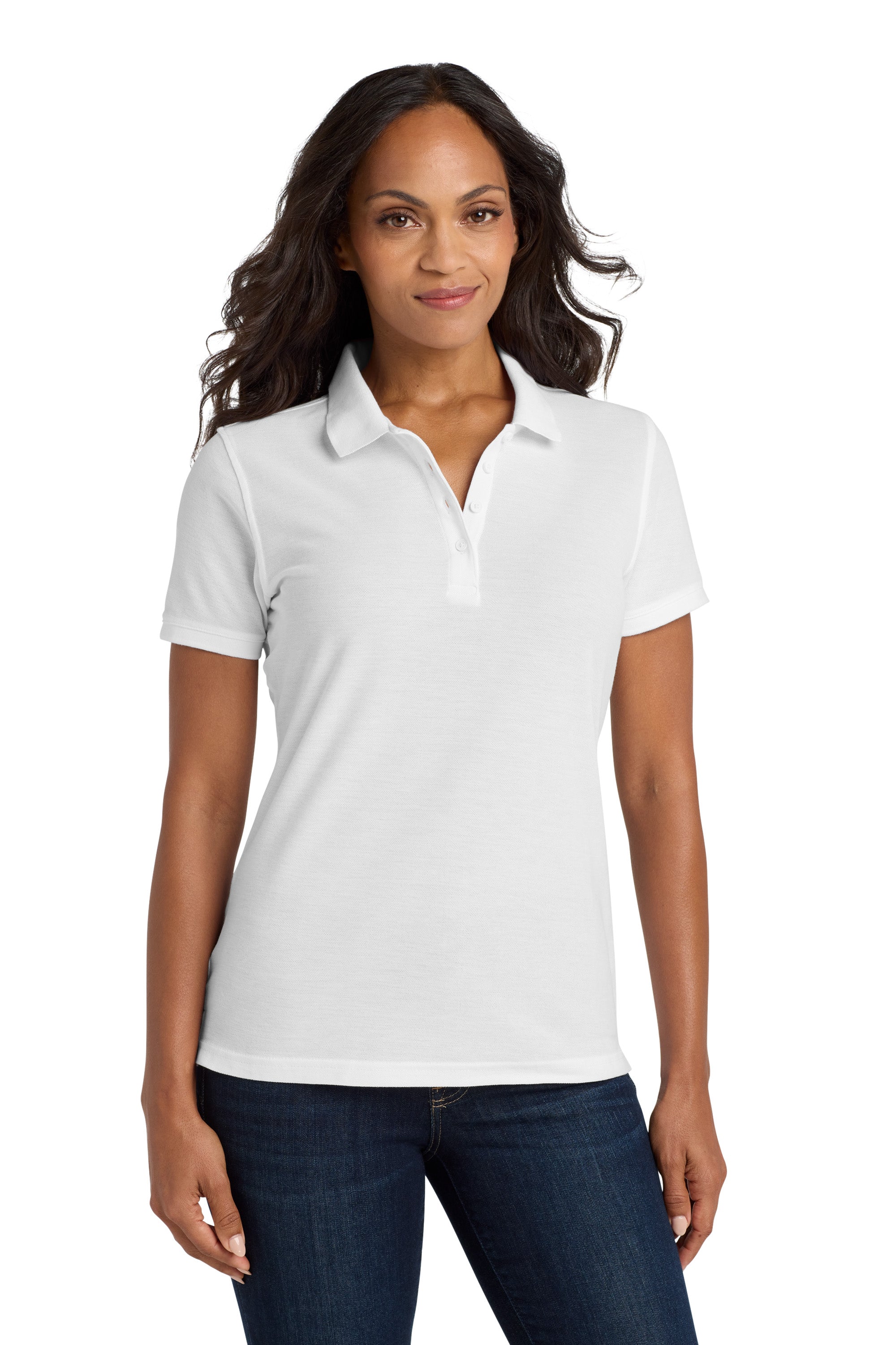 L100 Port Authority® Women's Core Classic Pique Polo